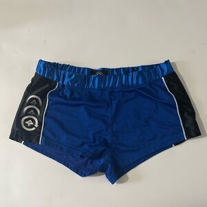 Nike Blue and Black Athletic Shorts